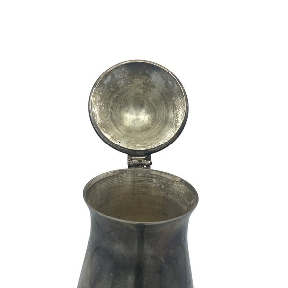 Vintage Silver Plated Teapot Patinaed Victorian Serving Pitcher - Picture 6 of 6